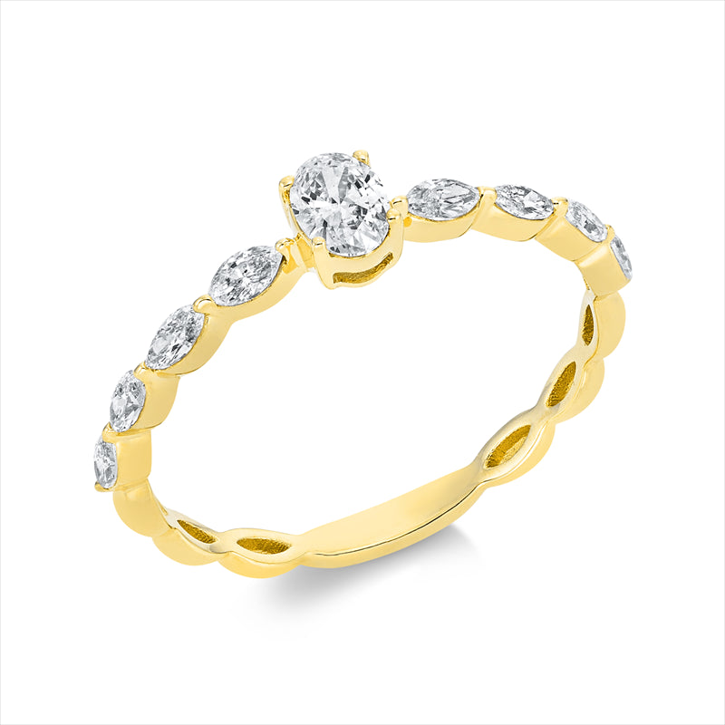 Ring Gelbgold 18 Karat Zürich Schweiz | Juwelier GUEL | Gelbgold | 18 Karat | Verlobungsring