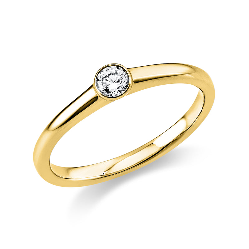 Ring Gelbgold 18 Karat Stockholm Schweden | Juwelier GUEL | Gelbgold | 18 Karat | Verlobungsring