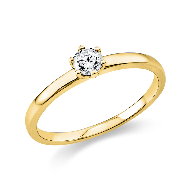 Verlobungsring Gelbgold 18 Karat Paris Frankreich | Juwelier GUEL | Gelbgold | 18 Karat | Verlobungsring