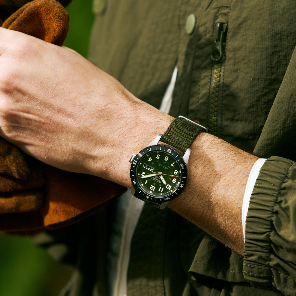 Seiko 5 Sports Field Series HDB008K1 – Automatikuhr mit Kompasslünette, 41 mm