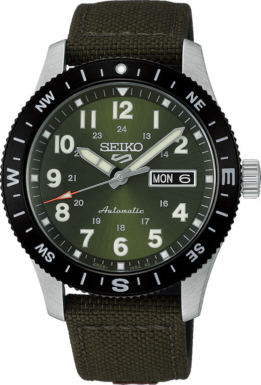 Seiko 5 Sports Field Series HDB008K1 – Automatikuhr mit Kompasslünette, 41 mm