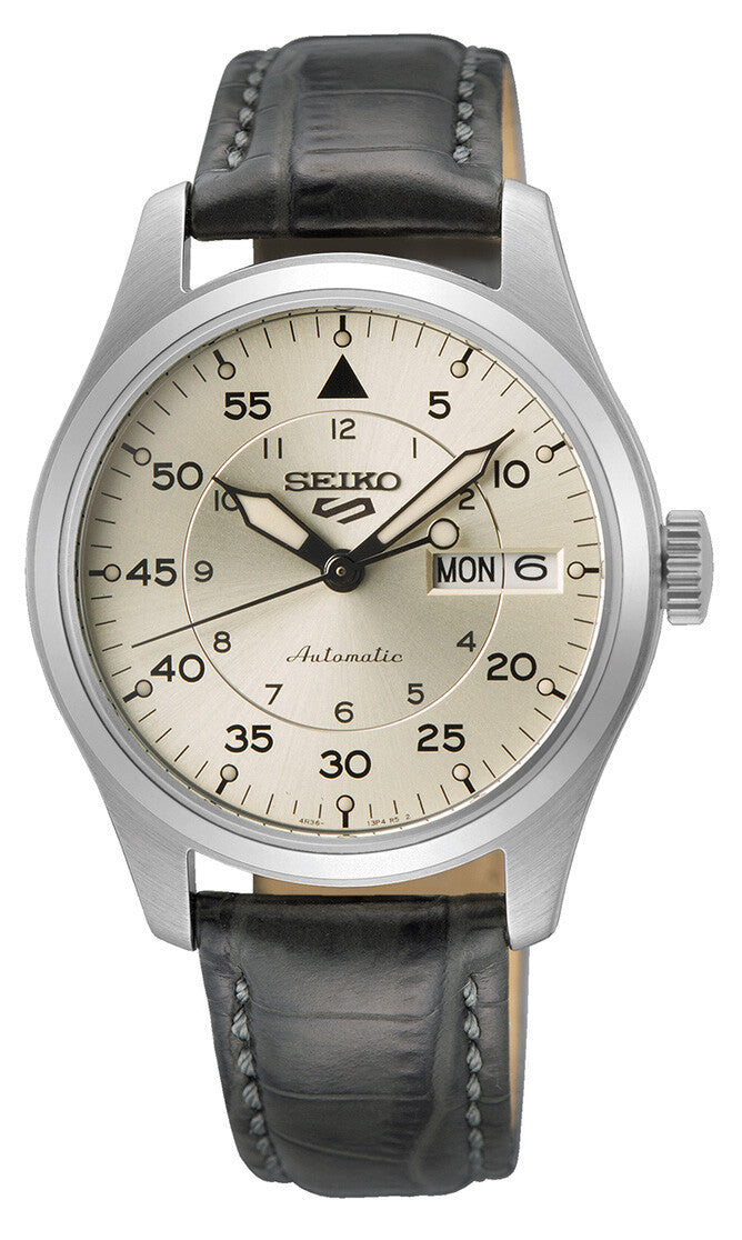 Seiko 5 Sports Champagne Flieger SRPJ87K1 – Automatikuhr, 36,4 mm