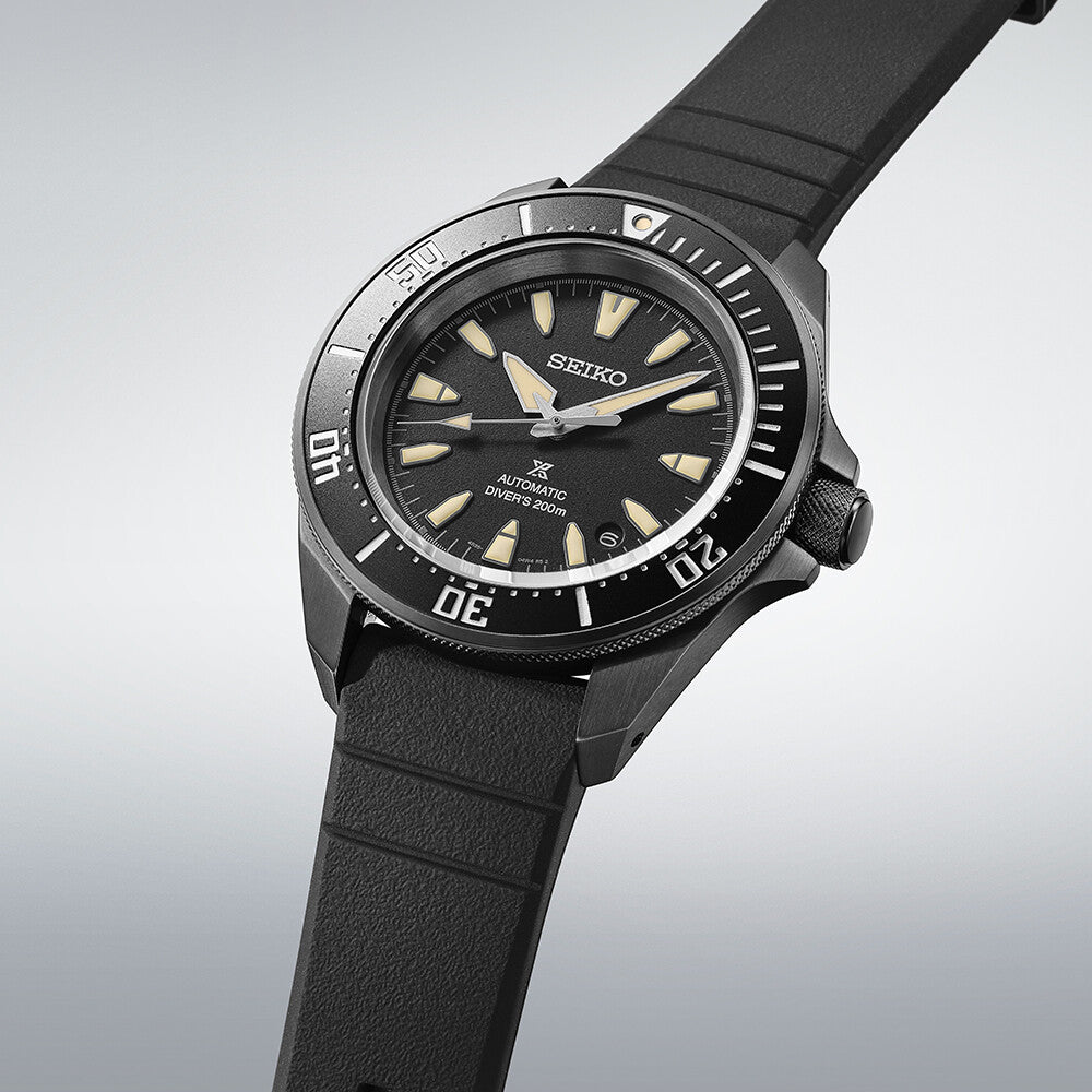 Seiko Prospex Slim Samurai All Black SRPL15K1 – Automatik Taucheruhr, 41,7 mm