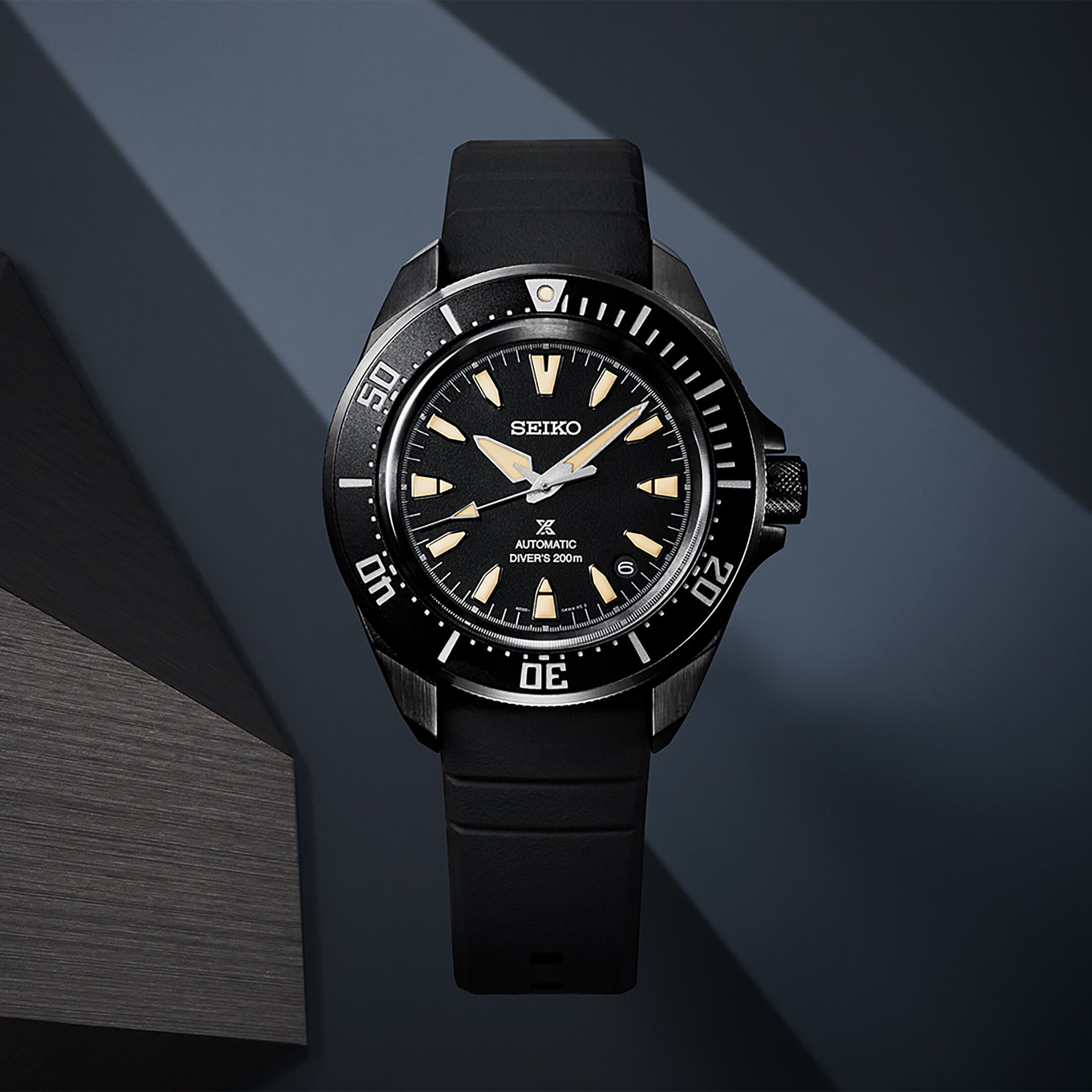 Seiko Prospex Slim Samurai All Black SRPL15K1 – Automatik Taucheruhr, 41,7 mm