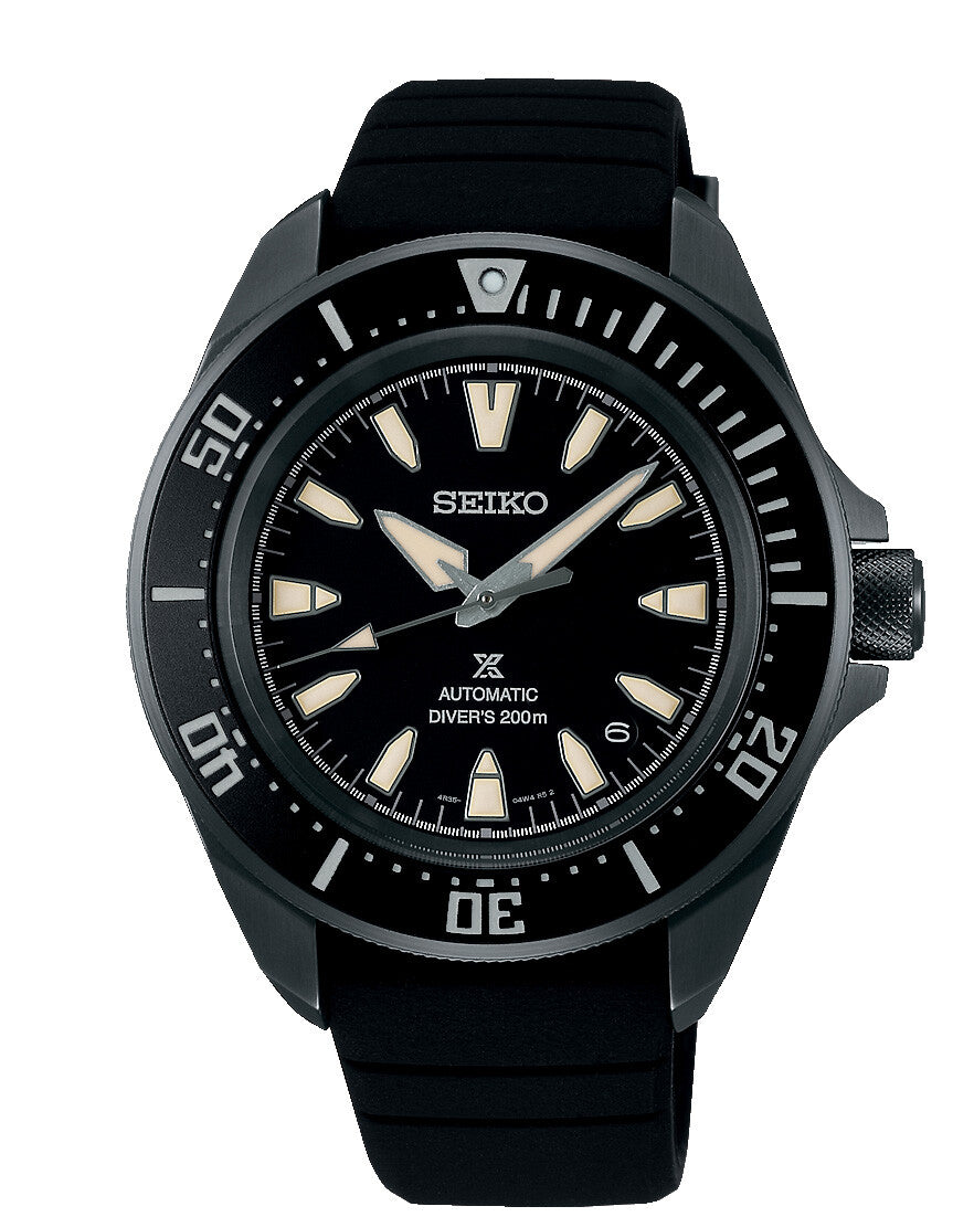 Seiko Prospex Slim Samurai All Black SRPL15K1 – Automatik Taucheruhr, 41,7 mm