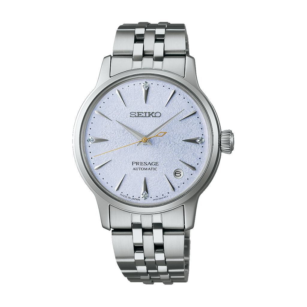 Seiko Presage Cocktail Time Frozen Skydiving SRPL61J1 – Automatik Damenuhr, 34 mm