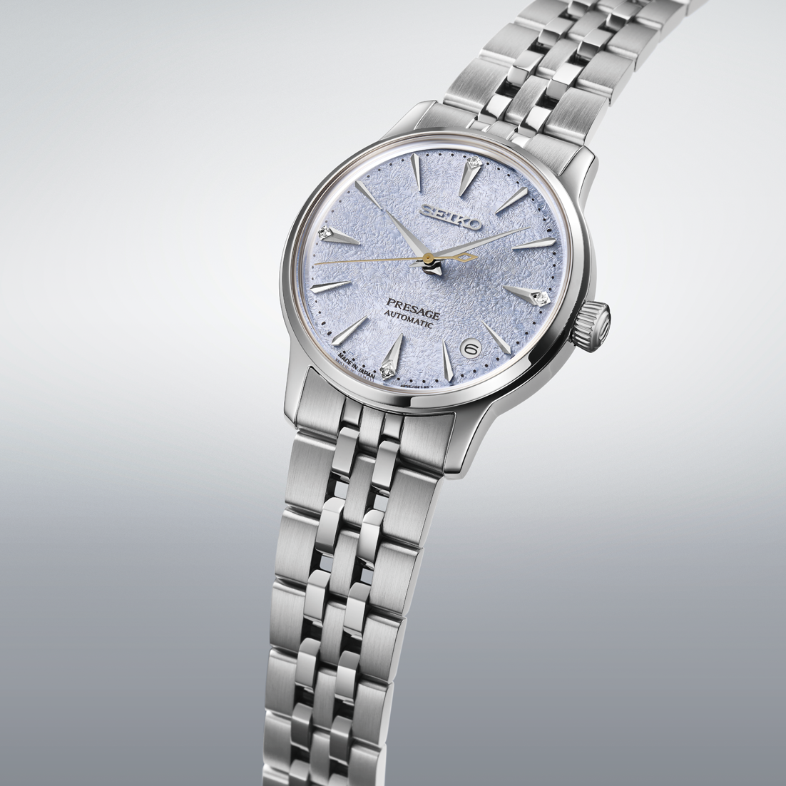 Seiko Presage Cocktail Time Frozen Skydiving SRPL61J1 – Automatik Damenuhr, 34 mm