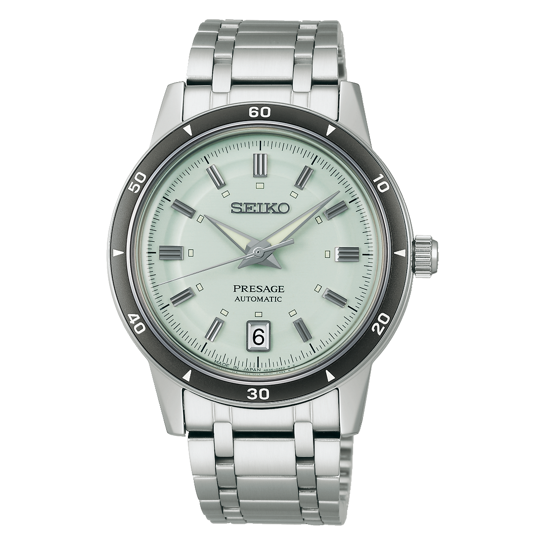 Seiko Presage Style 60's Ice Green SRPL71J1 – Automatikuhr, 39,5 mm