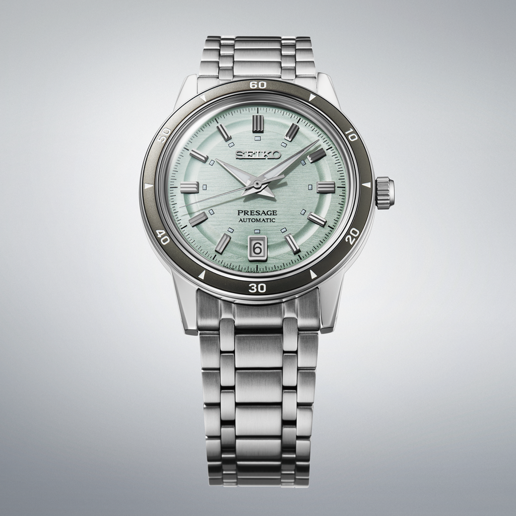 Seiko Presage Style 60's Ice Green SRPL71J1 – Automatikuhr, 39,5 mm
