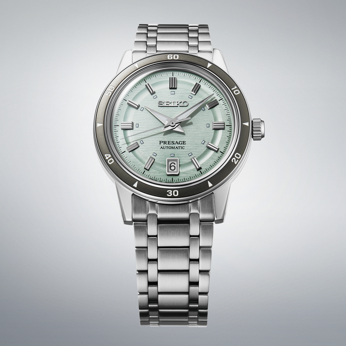 Seiko Presage Style 60's Ice Green SRPL71J1 – Automatikuhr, 39,5 mm